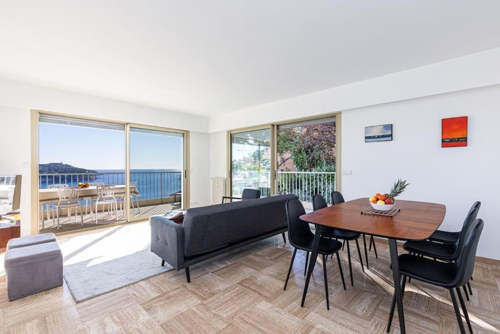 Villefranche Sur Mer:Appartement-Villa, Vue Mer, Jardin, Parking. 외부 사진