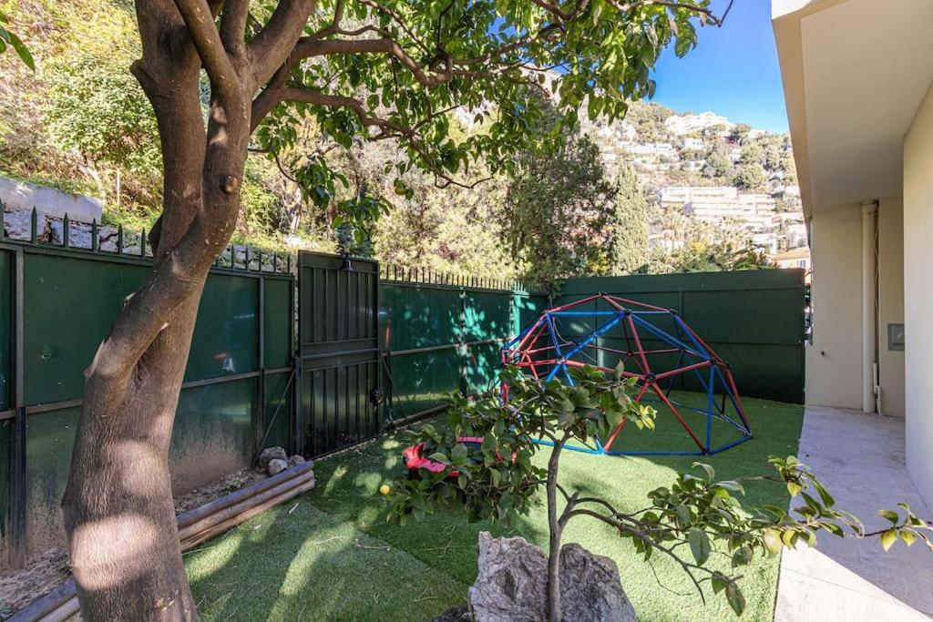 Villefranche Sur Mer:Appartement-Villa, Vue Mer, Jardin, Parking. 외부 사진