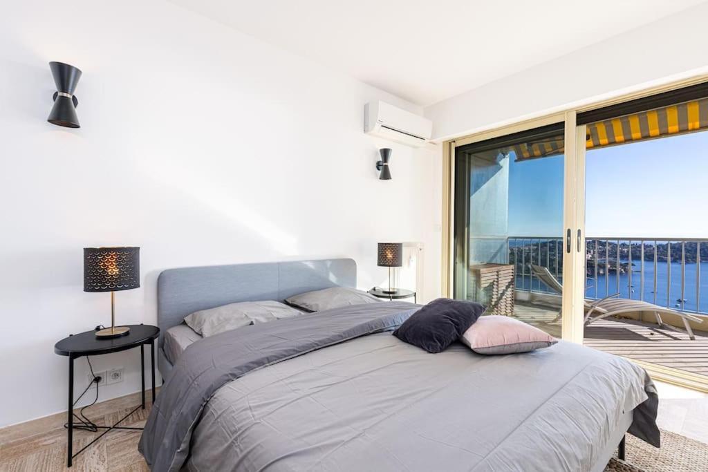 Villefranche Sur Mer:Appartement-Villa, Vue Mer, Jardin, Parking. 외부 사진