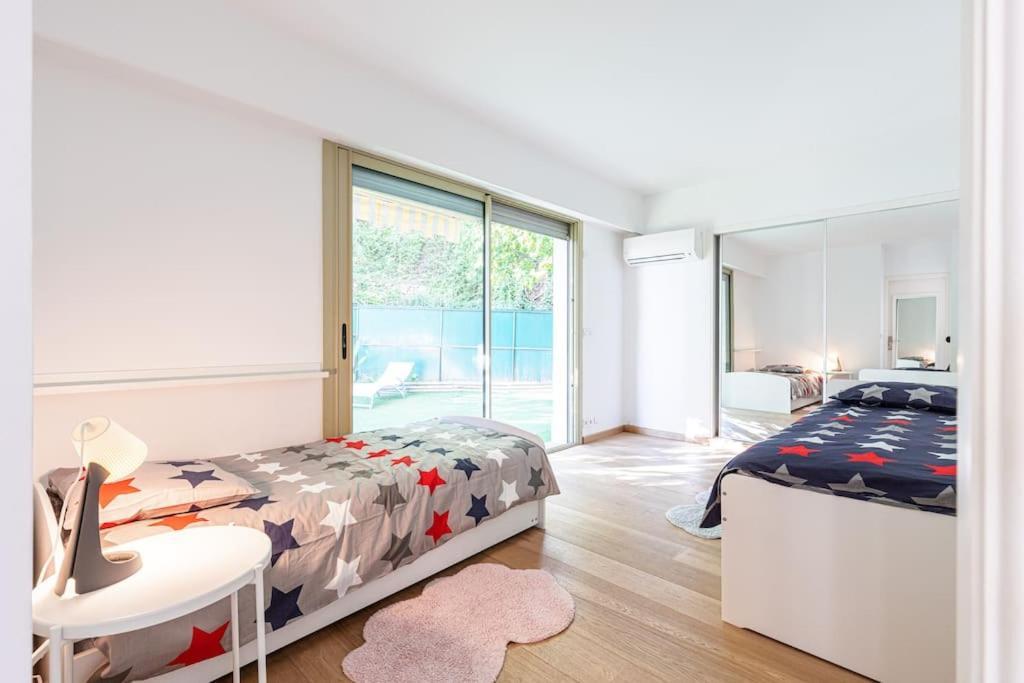 Villefranche Sur Mer:Appartement-Villa, Vue Mer, Jardin, Parking. 외부 사진