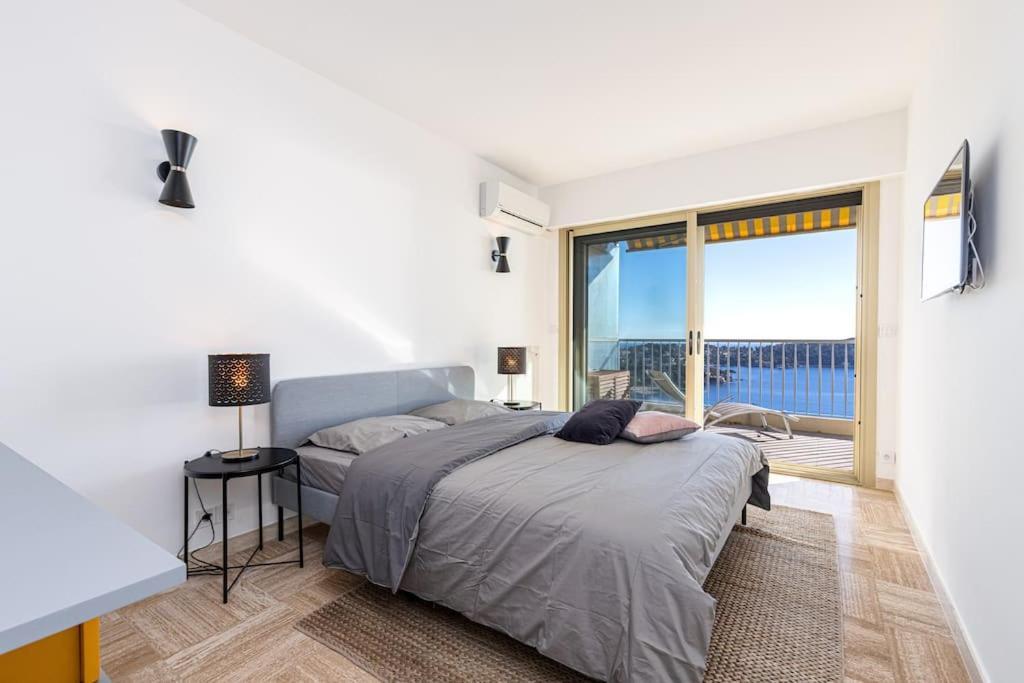 Villefranche Sur Mer:Appartement-Villa, Vue Mer, Jardin, Parking. 외부 사진